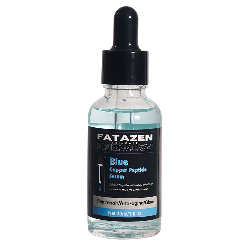 Hot Selling Skin Care Products Blue Copper Peptide Face Serum OEM ODM Whitening Hydrating Anti-aging Scar Repairing Facial Serum