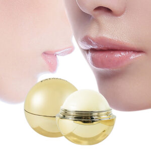 Private Label Organic Vegan Silver Lip Balm Round Ball Mango Rose Vanilla Blueberry Coconut Natural Moisturizing Lip Balm