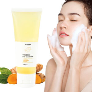 Private Label Moisturizing Turmeric Oil Acne Treatment Anti Aging Amino Acid Whitening Foaming Face Wash Foam Facial Cleanser