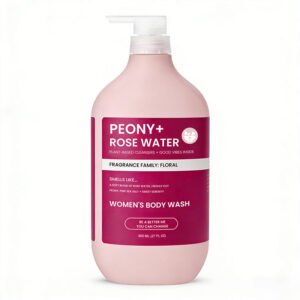 FATAZEN Hydrating Balancing Refreshing Organic Vegan Brightening Firming Rejuvenating Smooth Peony Rose Water Women Body Wash