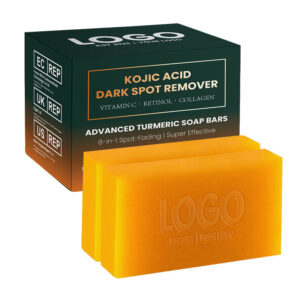 GUOCUI BIO TECH Nourishing Glowing Kojic Acid Soap Vitamin C Turmeric Hyaluronic Acid Vitamin E Shea Butter Face Body Soap