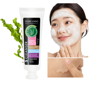 GUOCUI BIO TECH Skin Care Seaweed Face Wash Extract Deep Cleaning Nourishing Beauty Whitening Facial Cleanser for Acne Wash
