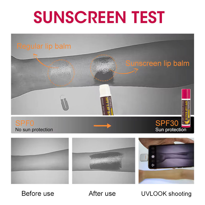 FATAZEN Lip Care Natural and Organic Coconut Lip Sunscreen Products Chapstick Moisturizing Banana Sunscreen Lip Balm Stick
