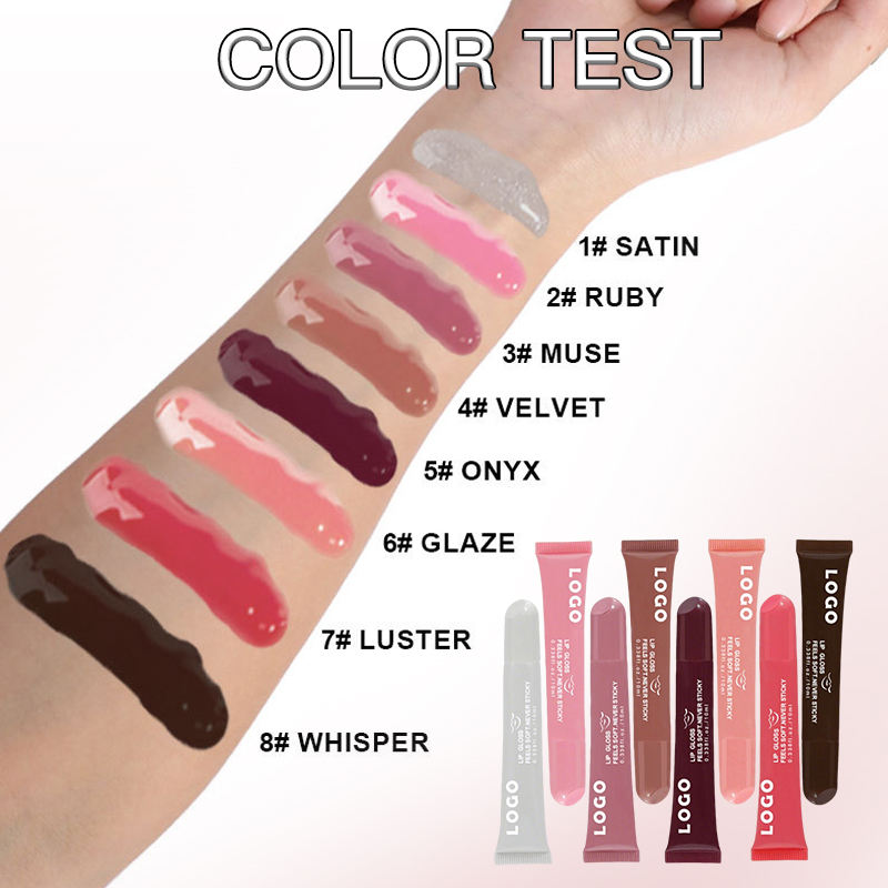GUOCUI BIO TECH Custom Logo Waterproof Lip Gloss Makeup Luxury Long Lasting Lip Tint Plumping Wholesale Liquid Beauty