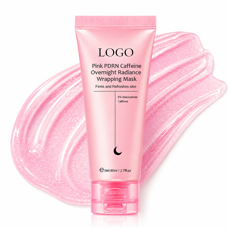 GUOCUI BIO TECH Korean Face Skin Care Face Hydrating Anti Aging Wrinkle Pink PDRN Caffeine Collagen Night Wrapping Mask for Face