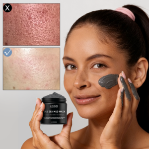GUOCUI BIO TECH Wholesale Oem Mud Mask Pure Natural Organic Deep Facial Cleansing Mudpack Dead Sea Mud Mask for Cleans Pores