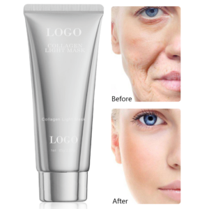 Private Label Wholesale Price Wrinkle Removal Hydrating Face Mask Collagen Light Functional Facial Mask for Growing Skin