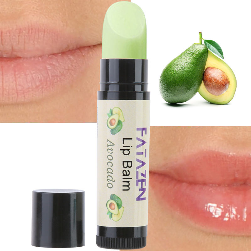 Private Label Hot Selling Face Care Lips Cream Stick Natural Organic Moisturizing Chapstick Custom Logo Avocado Repair Lip Balm
