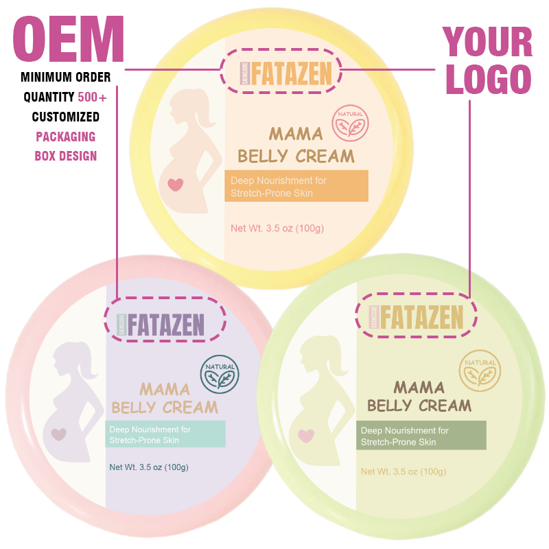 FATAZEN Natural Vegan Stretch Mark Removal Cream Postpartum Scar Maternity Skin Care Removal Stretch Mark Belly Firming Cream