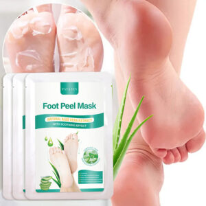 Deep Moisturizing Peeling Exfoliating Aloe Vera Feet Masks Sheets OEM Skincare Whitening Foot Spa Organic Smoothing Foot Mask