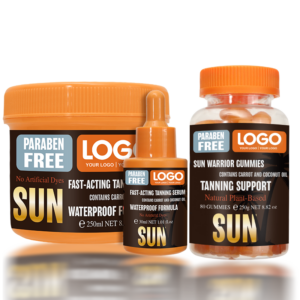 FATAZEN Best Quality Custom Logo Self Tanning Vegan Carotene Sun-Kissed Glow Quick-Absorbing OEM/ODM Tanning Beauty Products