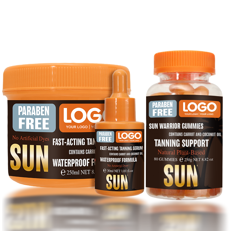 FATAZEN Best Quality Custom Logo Self Tanning Vegan Carotene Sun-Kissed Glow Quick-Absorbing OEM/ODM Tanning Beauty Products