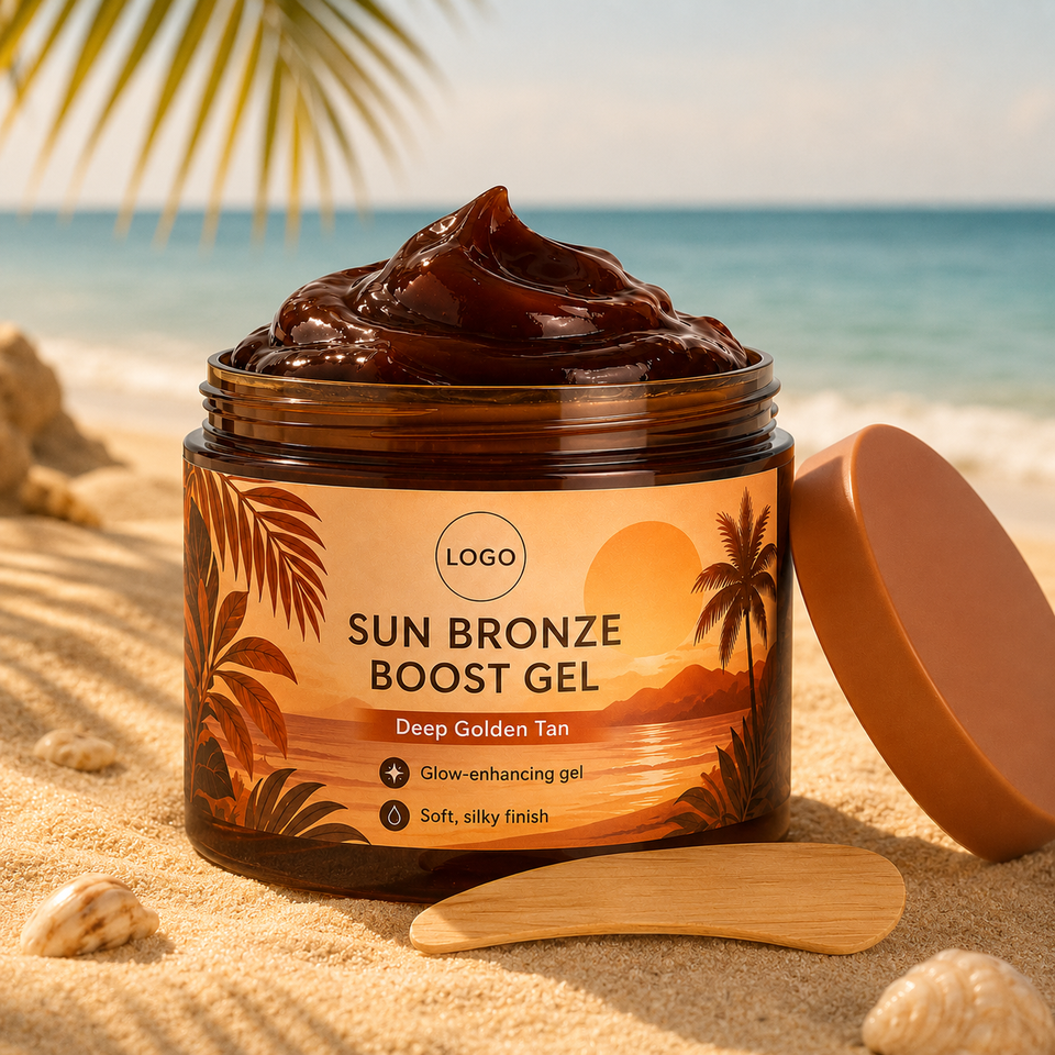 OEM Vitamin Skin Conditioning Deep Bronzing Tan Booster Fast Sampling Factory Supply Global Wholesale ISO Sun Bronze Boost Gel