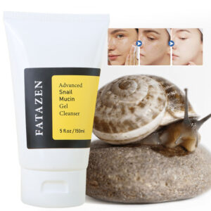 FATZEN Moisturizing Anti Acne Treatment Face Wash Gel Deep Cleansing Gel Smoothing Foaming Snail Facial Cleanser