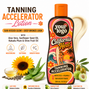 Rapid Melanin Boost Professional Tanning Solutions B2B Global Export Fast Sampling Quality California Heat Tanning Accelerator