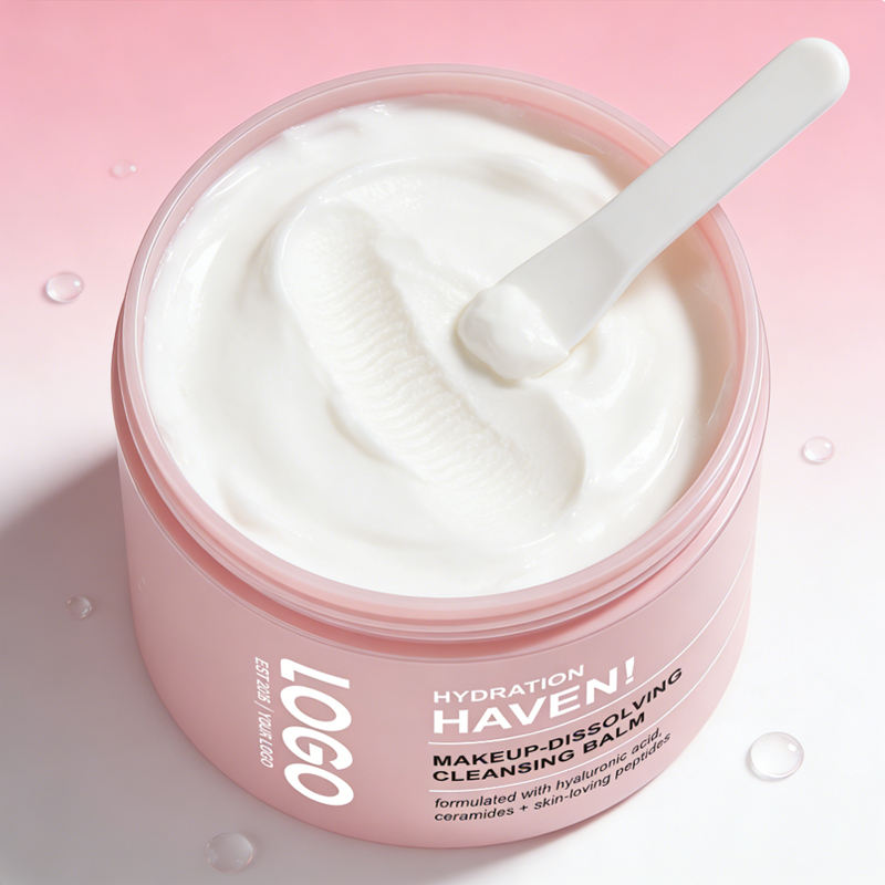 OEM ODM Makeup Sunscreen Instantly Hydrates Deeply Smooths Texture Fragrance Free Alcohol Free Makeup Dissolving Cleansing Balm