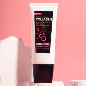 Private Label Deep Cleansing Foaming Daily Facial Cleanser OEM Skincare Anti Acne Treatment Smoothing Collagen Face Wash