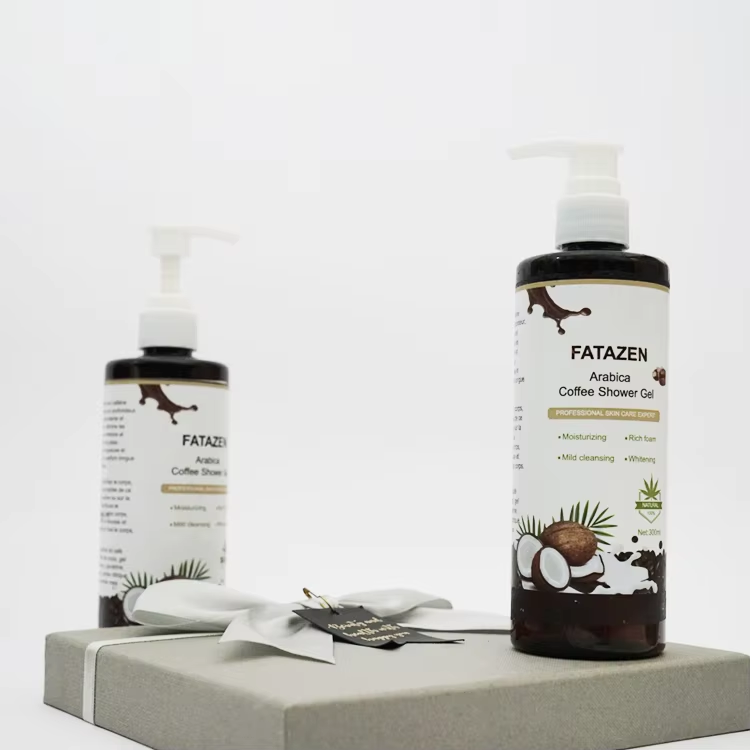 Private Label OEM ODM Best Skin Moisturizing Whitening Luxury Coconut Coffee Natural Organic Liquid Bath Bodywash Shower Gel
