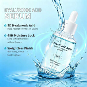 OEM Whitening Brightening Refreshing Revitalizing Radiance Boosting Dark Spot Fading Pure Vitamin C Hyaluronic Acid Face Serum