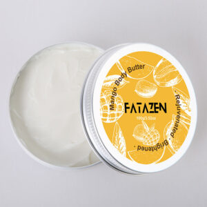 FATAZEN Logo Skincare Natural Fruit Moisturizing Mango Body Butter Cream Vitamin C Firming Brightening Whitening Body Butter