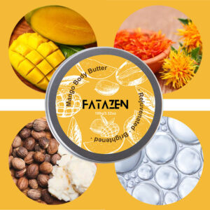 OEM Skin Care Firming Brightening Moisturizing Body Butter Cream Custom Logo Nourishing Whitening Mango Body Butter