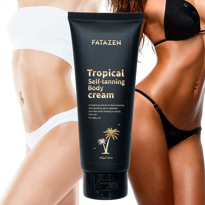 Private Label Natural 3 Hours Instant Dark Tanning Lotion Suntan Oil Skincare OEM Self Tanner Dark Brown Sunless Tanning Cream