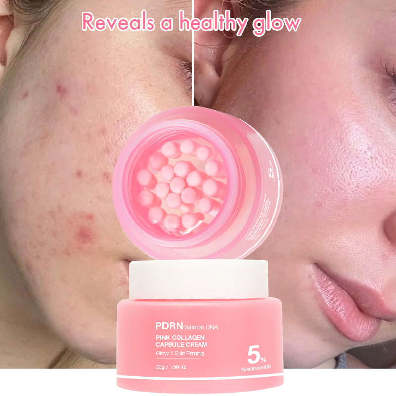 GUOCUI BIO TECH Niacinamide Moisturizing Capsule Cream Korean Skincare Products PDRN Salmon DNA Pink Collagen Capsule Cream