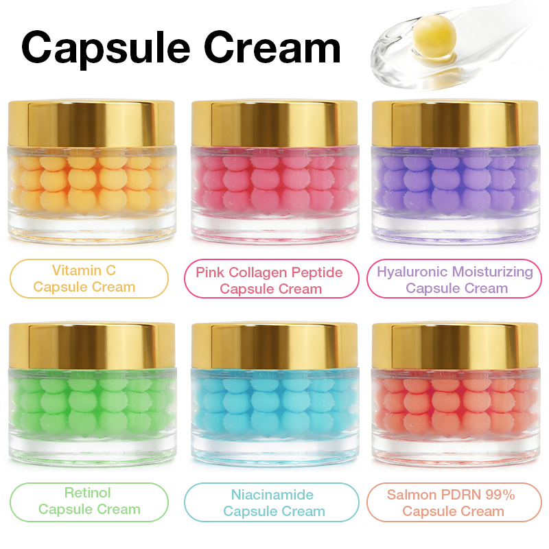 GUOCUI BIO TECH Whitening Improves Skin Clarity Fine Wrinkles 5% Niacinamide Intense Uneven Skin Tone Vitamin C Capsule Cream