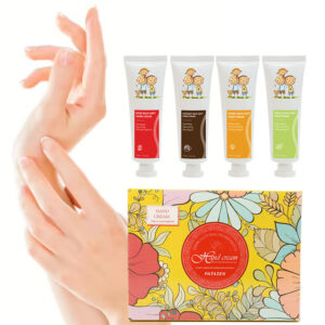 FATAZEN Customize Logo 50g Vanilla/Cocnut/Honey/Rose Whitening Hand Cream Moisturizing Skin Care Set OEM/ODM Low MOQ Body Cream