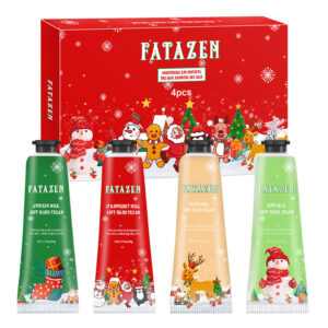 FATAZEN Wholesale Hand Cream Lotion Customizable Fruit Skin Care Series Christmas Body Cream Best Moisturizer Cream for Dry Skin
