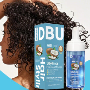 DBUTY Strong Hold Natural Rich Foam Organic Hair Styling Product Organic Fast Hair Fixing Mousse Provides for All Hair Types