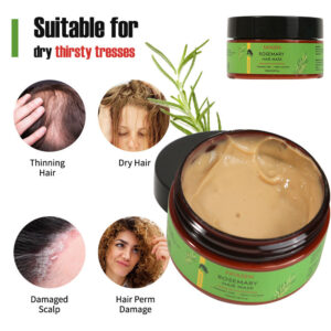 FATAZEN Hot Selling Moisturizing Smoothing Hair Repair Rosemary Mint Strengthening Hair Treatment Masque Mask for All Hair Types