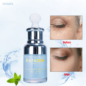Private Label Anti Aging Brightening Collagen Acne Treatment Facial Serum Antioxidant Lifting Blue Copper Peptide Face Serum