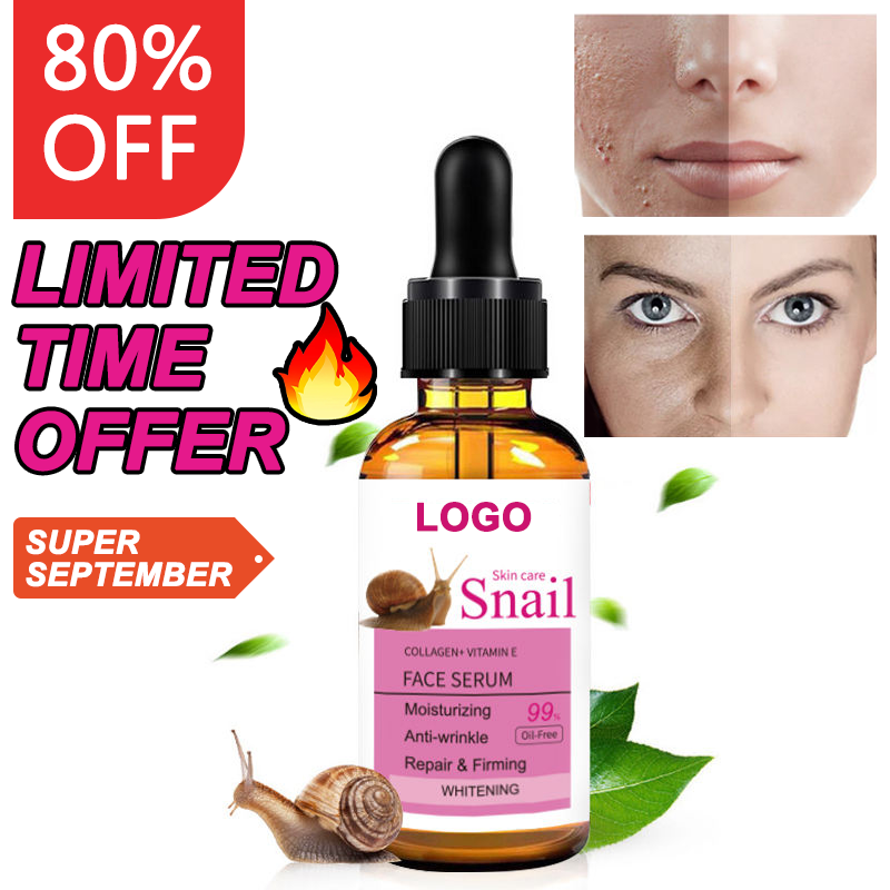 GUOCUI BIO TECH Organic Collagen Snail Serum Glowing Skin Improving Skin Elasticity Moisturizing Lightweight Facial Snail Serum