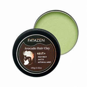 Long Lasting Avocado Bee Wax Matte Shine Finish Original Hold Strong Hair Styling Private Label Hair Wax Pomade Men's Hair Clay