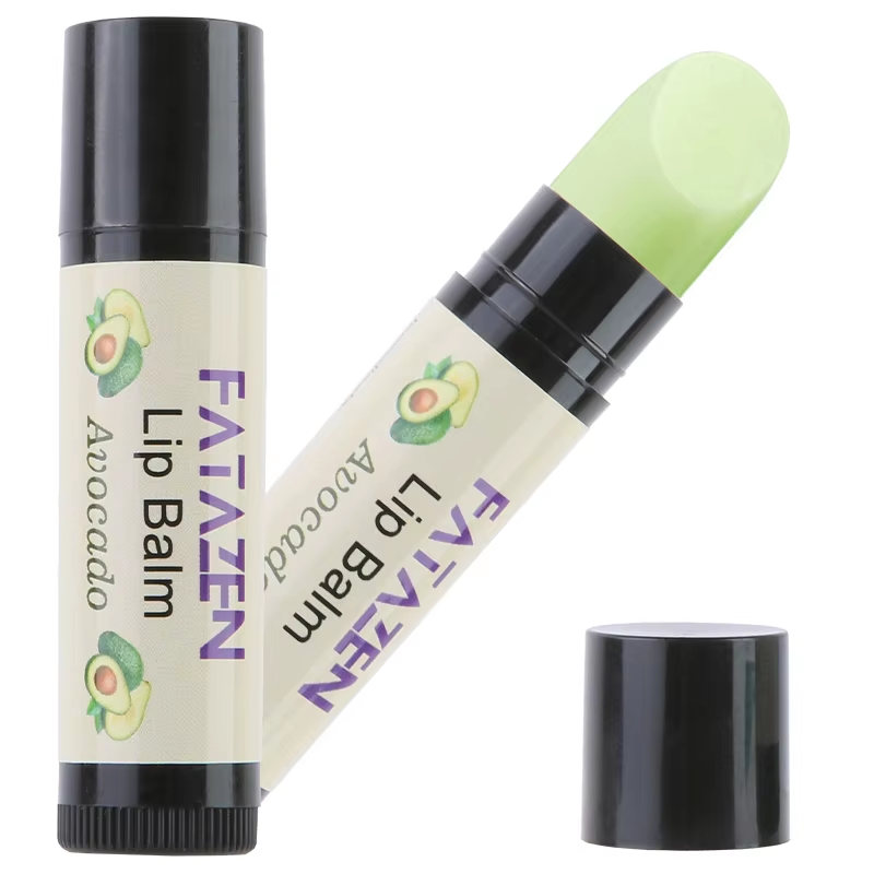 Private Label Organic Honey Lip Balm Avocado Flavor Eco Friendly Chapstick Shea Butter Custom Logo Accept Moisturizing Lip Balm