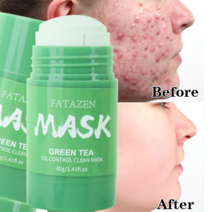 Private Label Organic Eggplant Clay Mask Stick Wholesale Facial Clay Mud Solid Green Tea Ance Treatment Mud Mask Stick