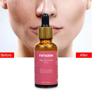 Private Label OEM Skin Care Products Natural Plants Rose Serum Wholesale Moisturizing Repairing Shrink Pores Rose Facial Serum