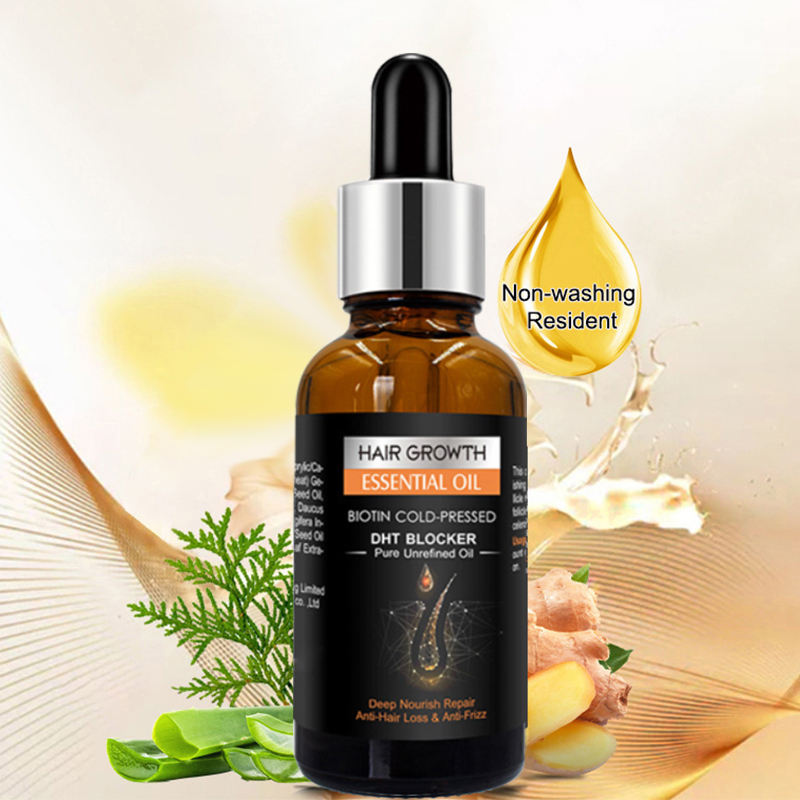 Private Label Hair Care Growth Oil Biotin Regrowth Treatment for Scalp Hair Loss Thinning Hair Regrowth Essential Oil