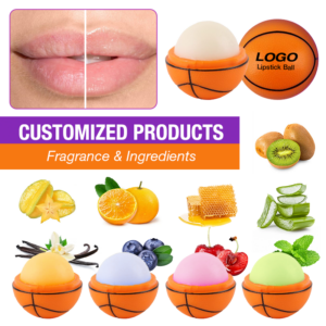 GUOCUI Bio Tech Vegan Chapstick Nourishing Lip Cream Hydrating Lippie Round Soothing Improves Dull Lips Basketball Lip Balm
