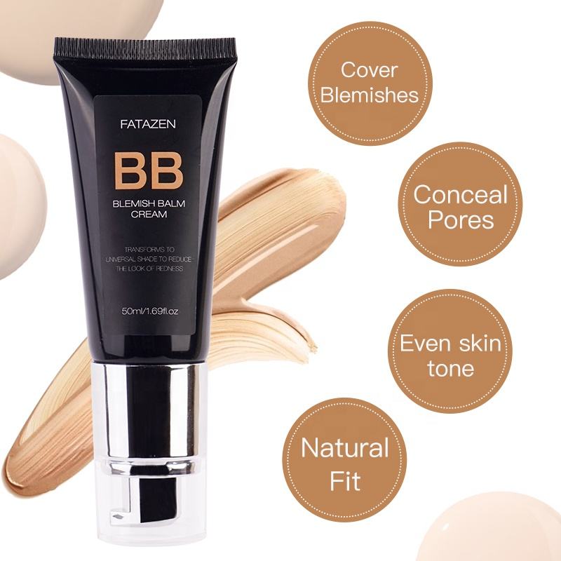 Korean Skin Care Sticker Brightening Liquid BB Cream Whitening Moisturizing Beauty Cosmetics Foundation Base Makeup Concealer