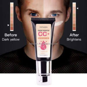 OEM ODM Liquid CC Cream Whitening Moisturizing Cosmetics Foundation Concealer Color Control Tinted Hydrater CC Cream for Men