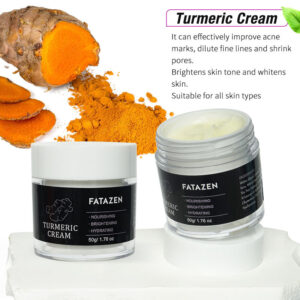 OEM Private Label Skin Care Facial Cream Vitamin E Anti Aging Wrinkle Brightening for Women Turmeric Face Cream