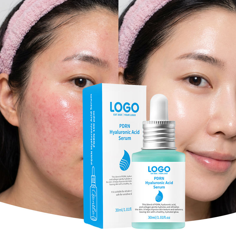 GUOCUI BIO TECH Manufacturer OEM Anti Aging Wrinkle Vitamin C Hyaluronic Acid Korea Skin Care Serum Repair Firming PDRN Serum