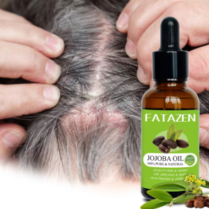 Private Label Organic Vegan Treatment for Bald Hair Serum Wholesale Herbal Anti Hair Loss Boosting Jojoba Hair Growth Oil