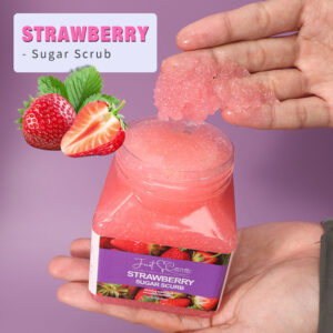 Private Label FATAZEN Wholesale Fruit Whitening Shea Butter Body Scrub Body Exfoliating Vegan Strawberry Rock Candy Scrub Cream
